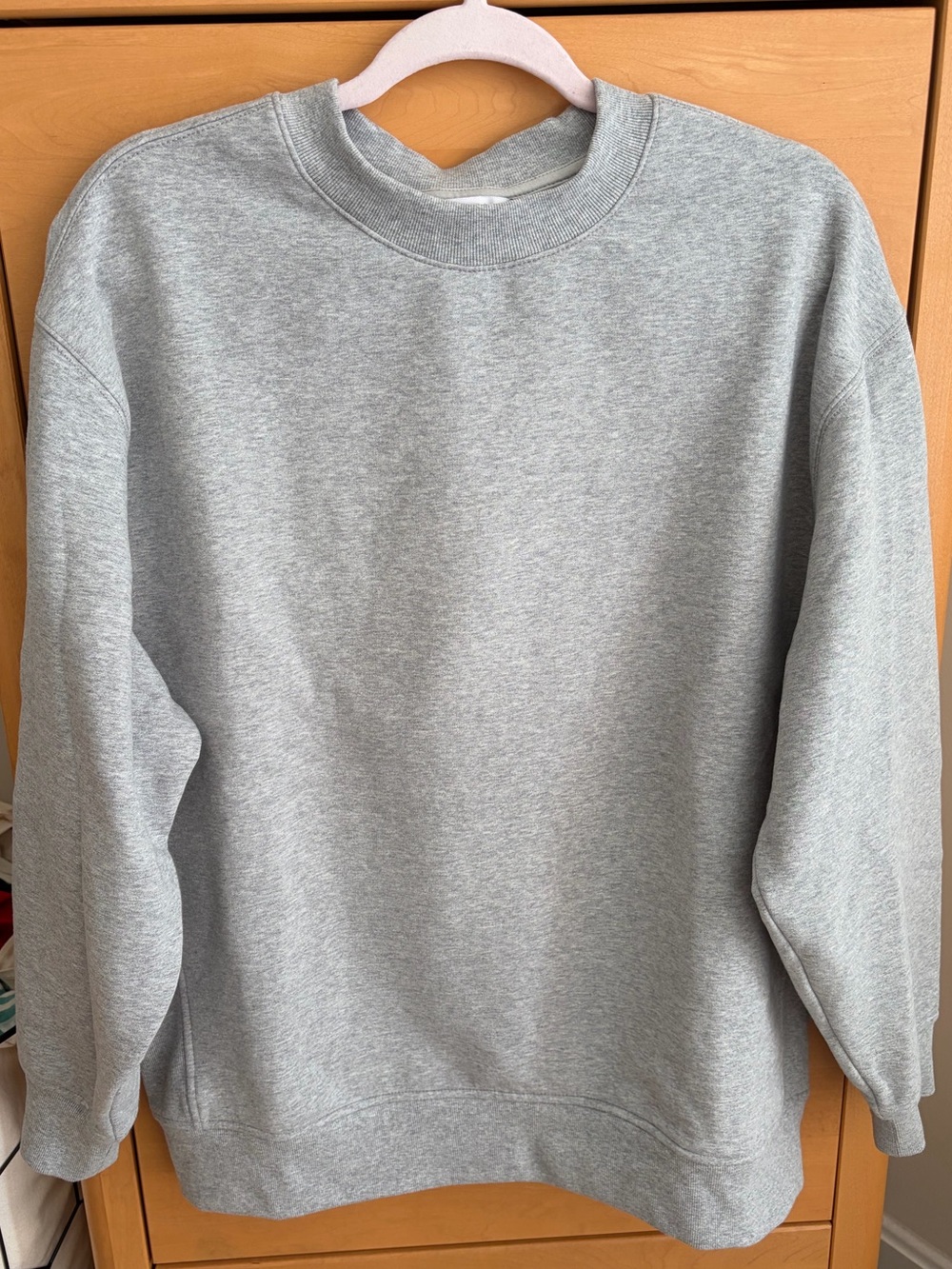 Athleta grey crewneck sweatshirt